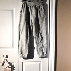 Girls 12/14 grey sweatpants